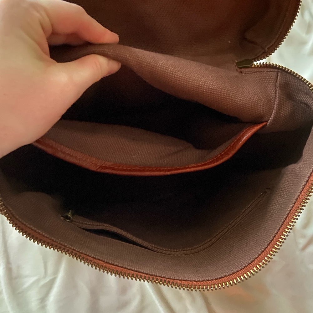 Brown Leather Backpack - Picture 10 of 11
